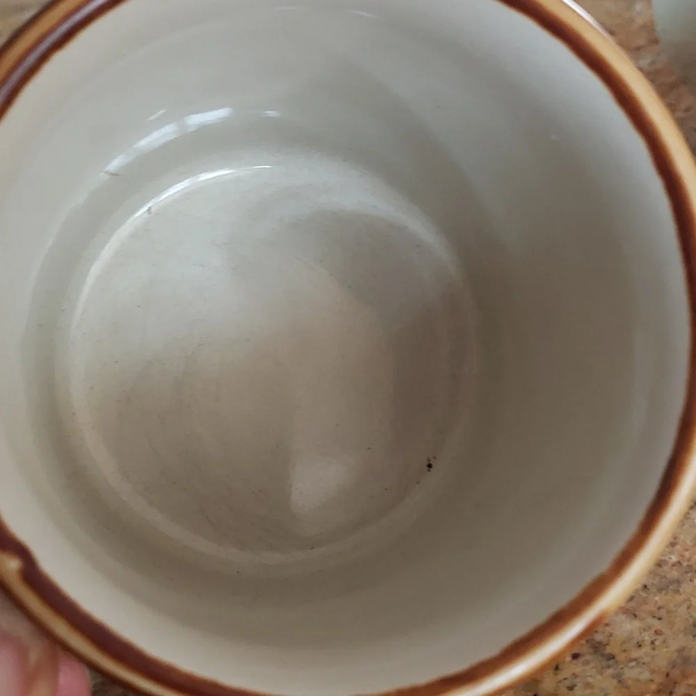 Vintage Floral JMP Casualstone Korea Coffee Mug Cup, Set of 2